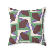 Luccia Square Pillow – Geometric Throw Cushion