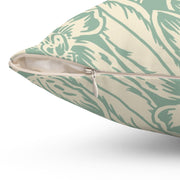 Floral Square Pillow – Botanical Throw Cushion
