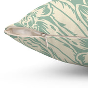 Floral Square Pillow – Botanical Throw Cushion
