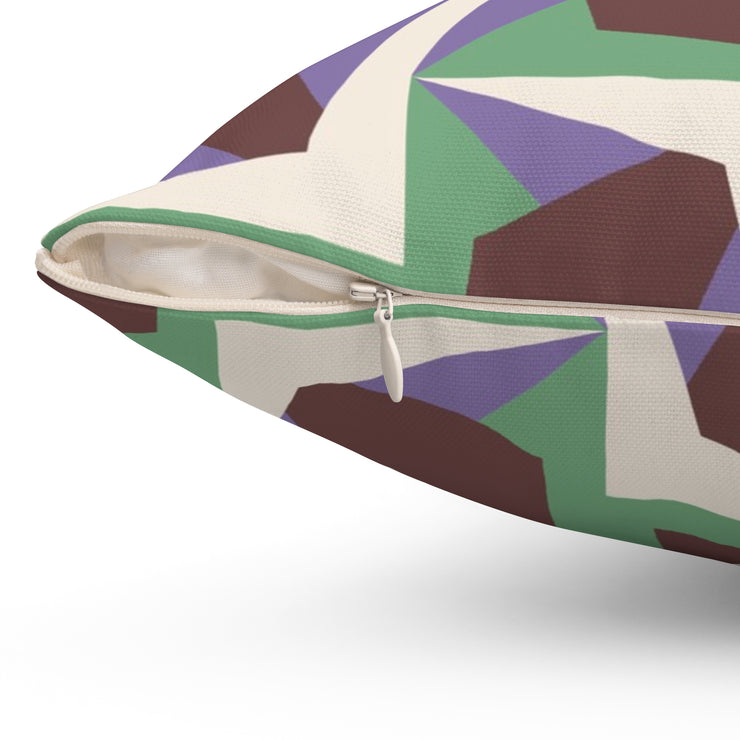 Luccia Square Pillow – Geometric Throw Cushion