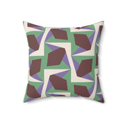 Luccia Square Pillow – Geometric Throw Cushion