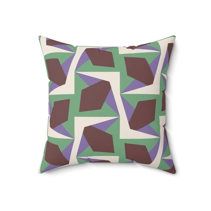 Luccia Square Pillow – Geometric Throw Cushion