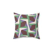 Luccia Square Pillow – Geometric Throw Cushion
