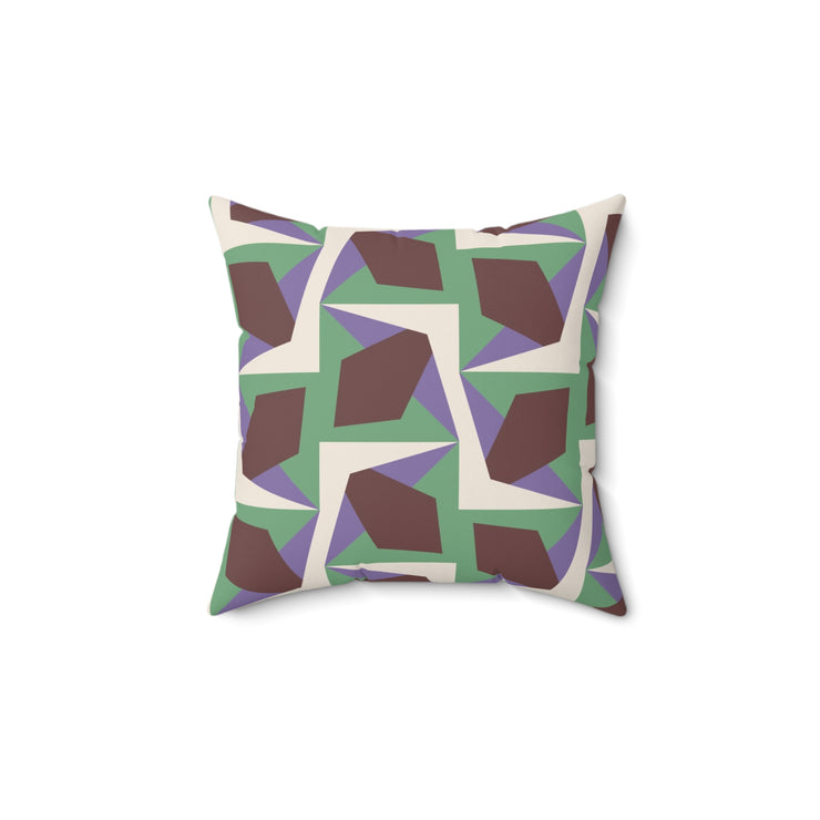 Luccia Square Pillow – Geometric Throw Cushion