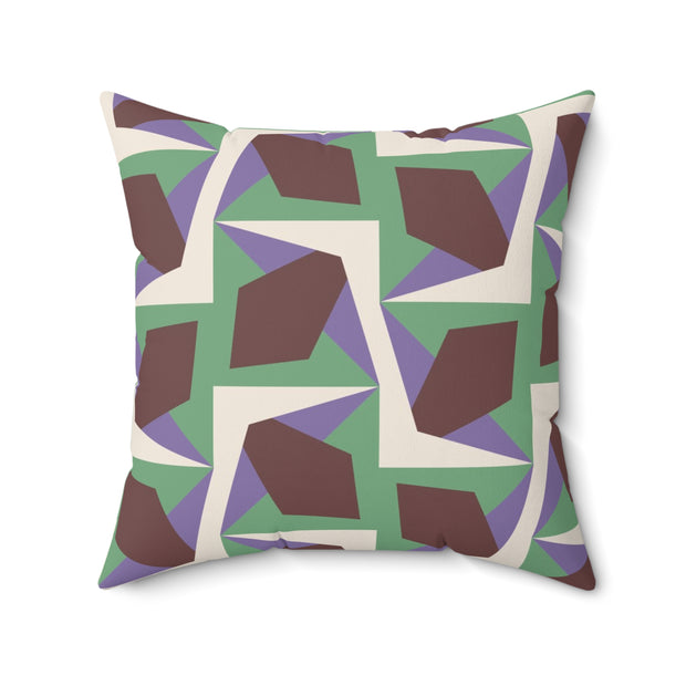 Luccia Square Pillow – Geometric Throw Cushion