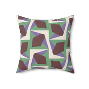 Luccia Square Pillow – Geometric Throw Cushion