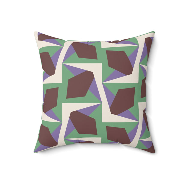 Luccia Square Pillow – Geometric Throw Cushion