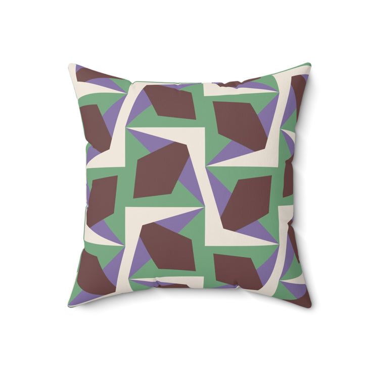 Luccia Square Pillow – Geometric Throw Cushion