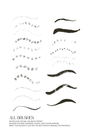 40 Exclusive Artistic Brushes for Procreate