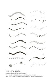 40 Exclusive Artistic Brushes for Procreate