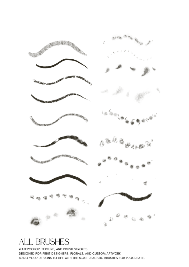 40 Exclusive Artistic Brushes for Procreate