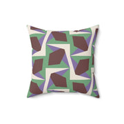 Luccia Square Pillow – Geometric Throw Cushion