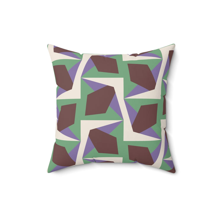 Luccia Square Pillow – Geometric Throw Cushion