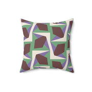 Luccia Square Pillow – Geometric Throw Cushion