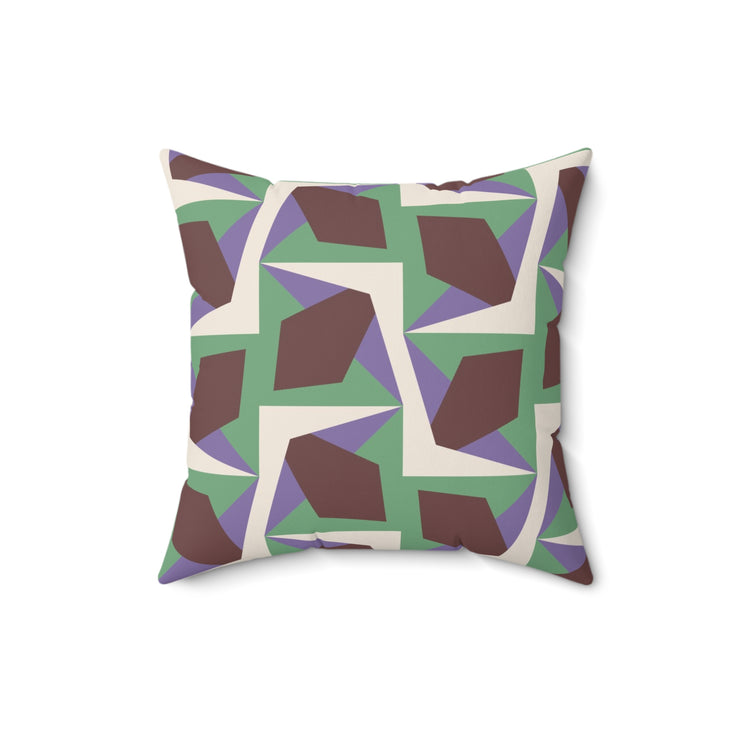 Luccia Square Pillow – Geometric Throw Cushion