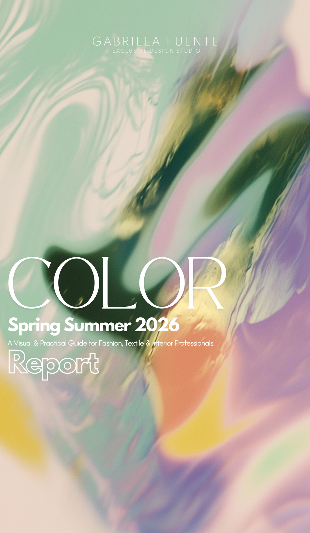 SS26 Colour Trend Report | Spring Summer 2026 Palette PDF – Gabriela ...