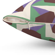 Luccia Square Pillow – Geometric Throw Cushion