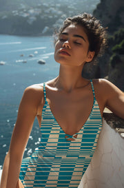 Teal Stripe
