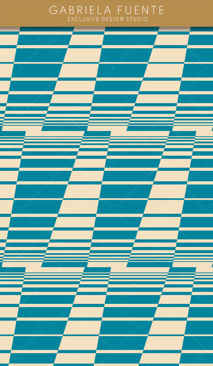 Teal Stripe