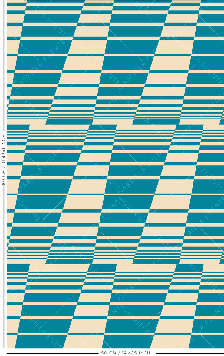 Teal Stripe