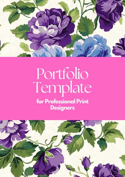 Portfolio Template for Professional Print Designers